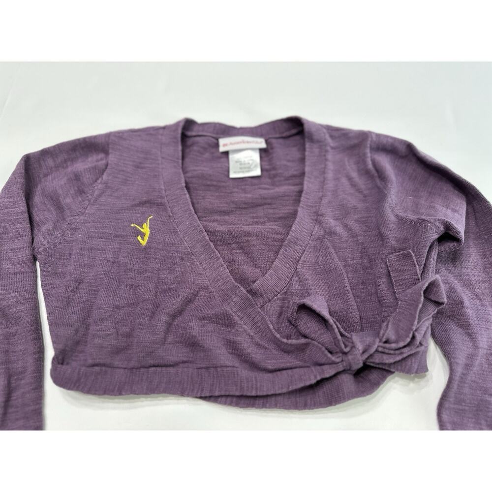 American Girl Doll Isabelle Purple Wrap Cardigan Sweater FOR GIRLS Size M 10/12 - Picture 2 of 4